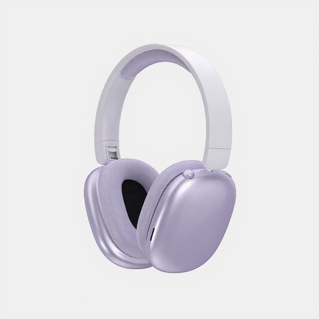 Fone de Ouvido Wireless Bluetooth Over-Ear com Rádio FM e Slot para Cartão TF