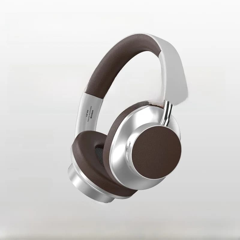 Fone de Ouvido Bluetooth Retro Over-Ear com Rádio FM e Slot para Cartão TF