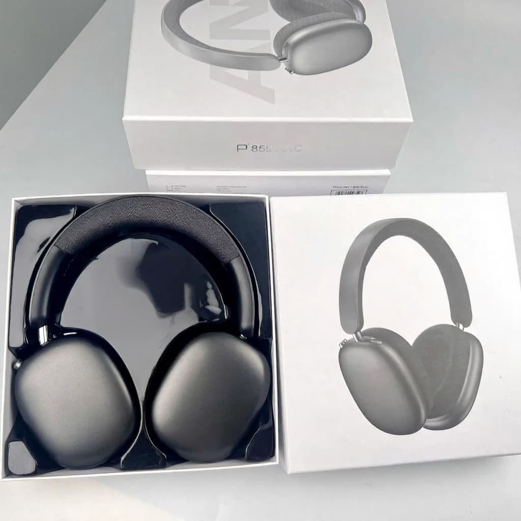 Fone de Ouvido Sem Fio Over-Ear com Cancelamento Ativo de Ruído e Longa Duração de Bateria