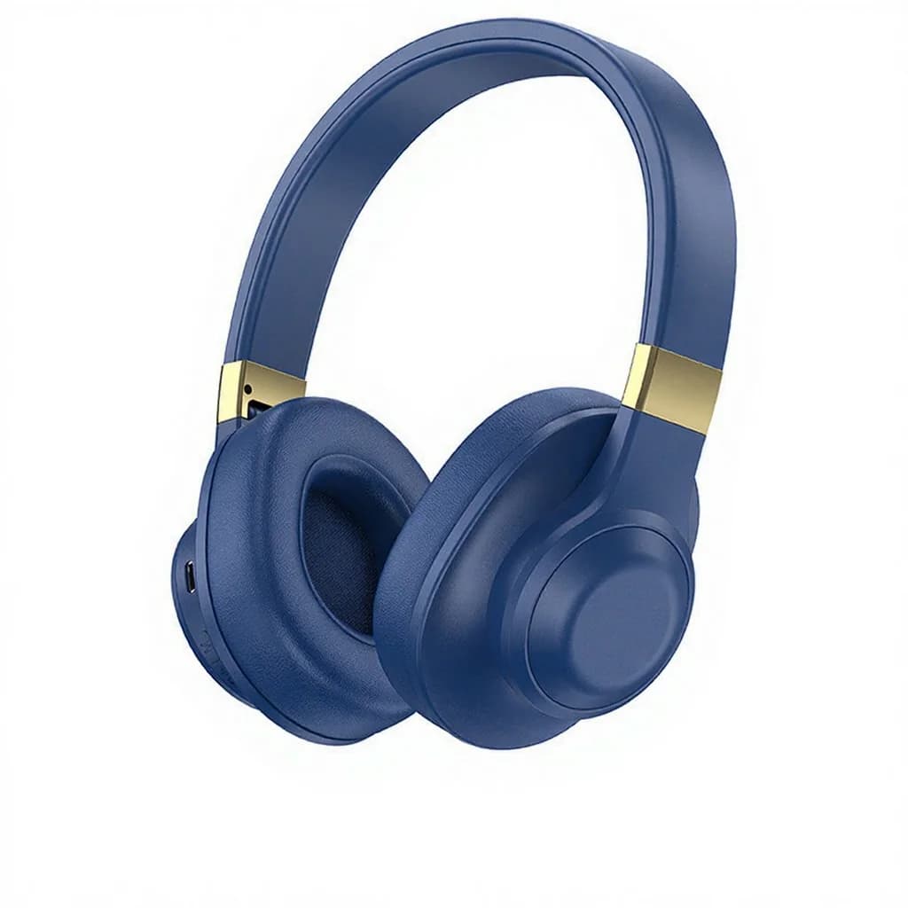 Fone de Ouvido Bluetooth Over-Ear Sem Fio com Graves Profundos e Longa Duração de Bateria
