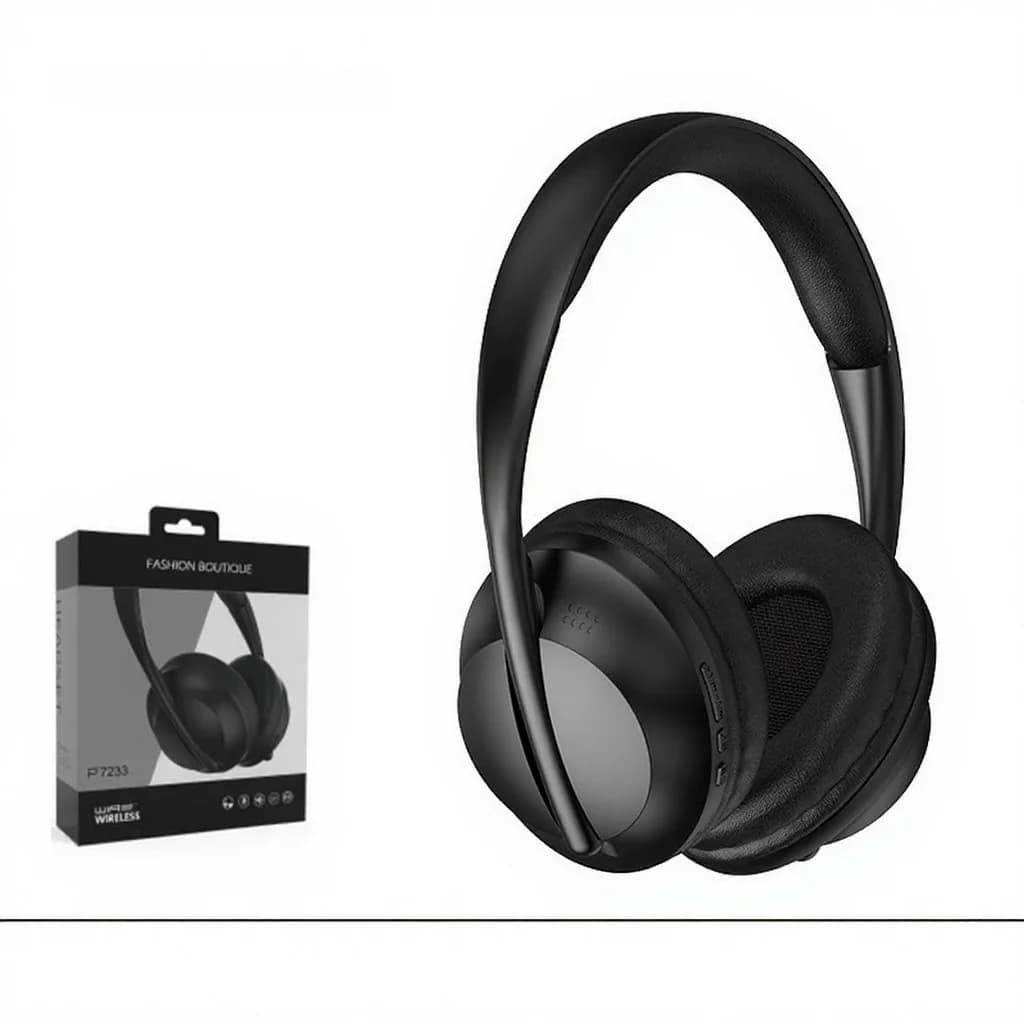 Fones de Ouvido Over-Ear Sem Fio com Slot para Cartão TF e Entrada AUX