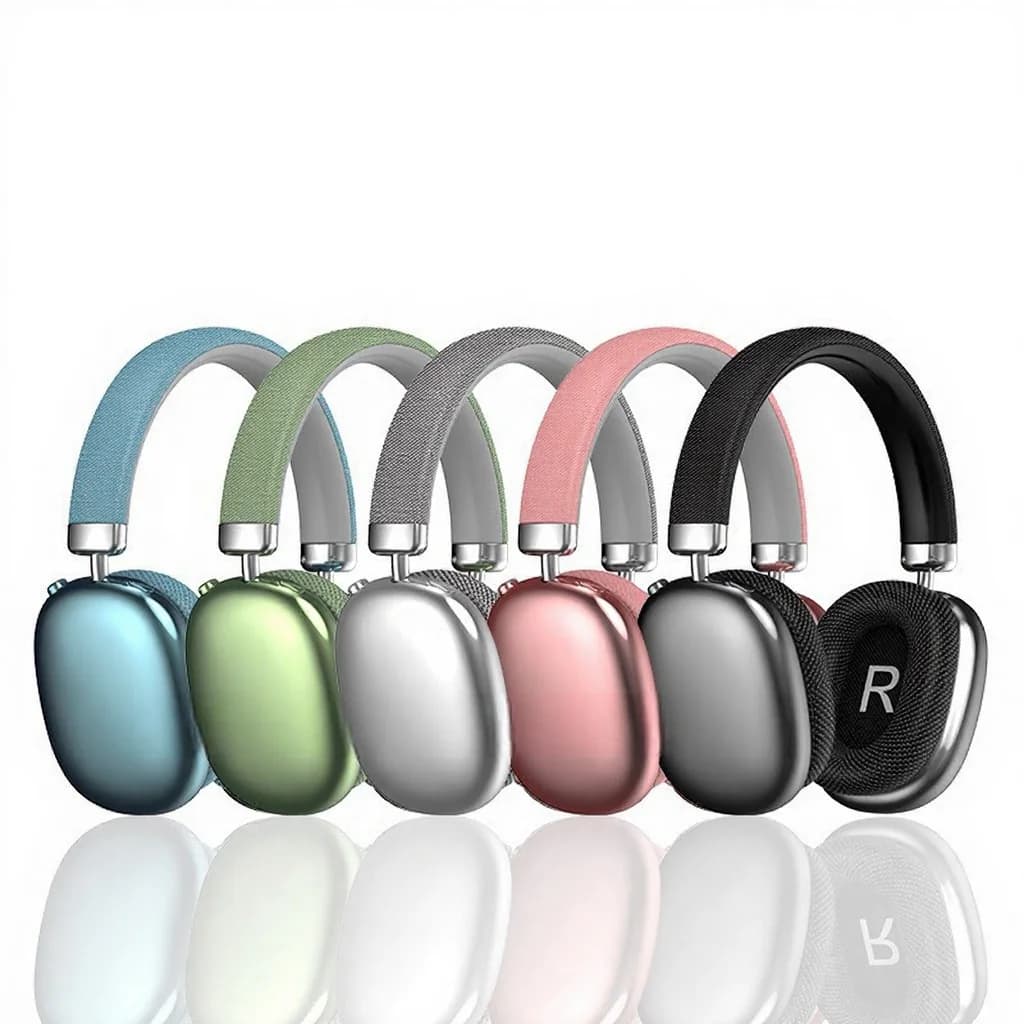 Fone de Ouvido Over-Ear Sem Fio com Rádio FM e Slot para Cartão TF