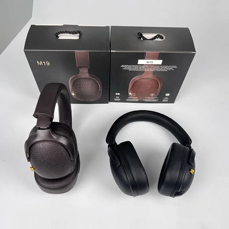 Fones de Ouvido Bluetooth Over-Ear Retrô Sem Fio Estéreo com Microfone