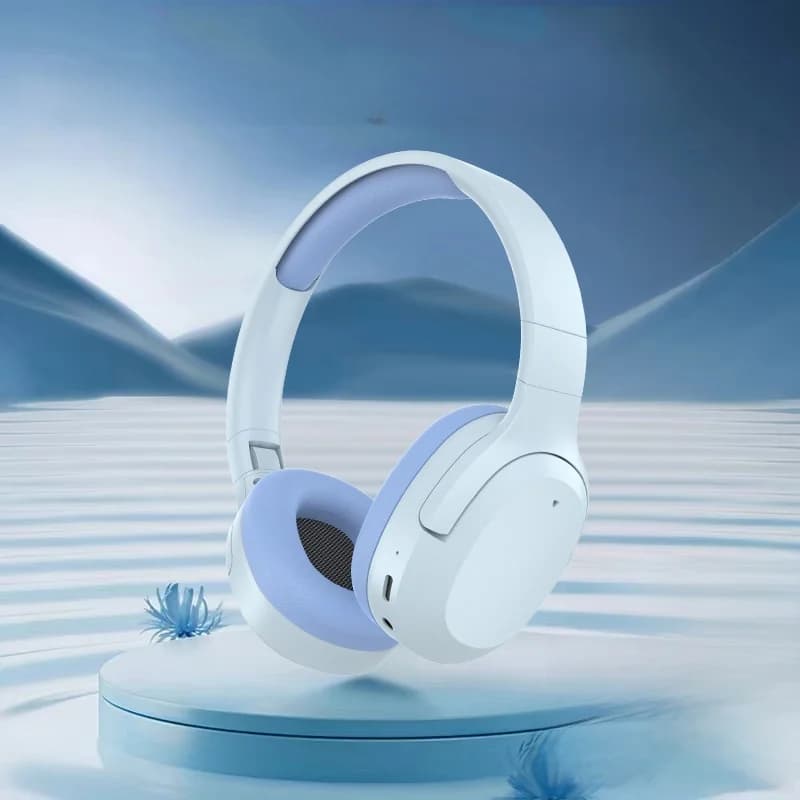Fone de Ouvido Bluetooth Over-Ear com Graves, AUX e Suporte a Cartão TF