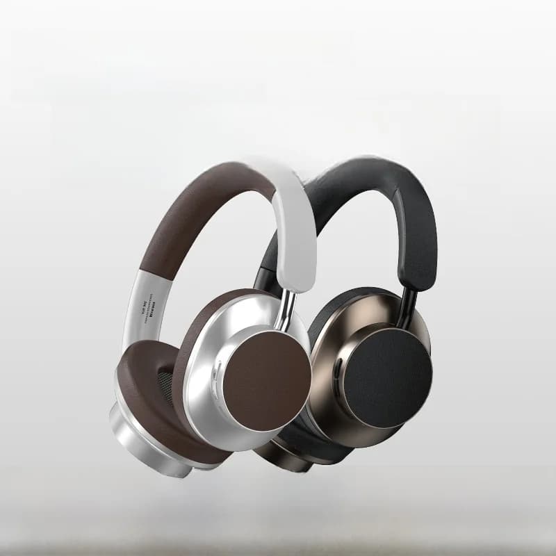 Fone de Ouvido Bluetooth Retro Over-Ear com Rádio FM e Slot para Cartão TF