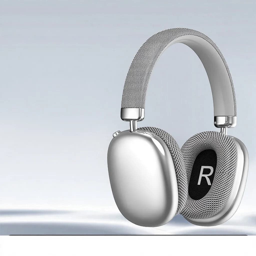 Fone de Ouvido Bluetooth Sem Fio Over-Ear com Rádio FM e Slot para Cartão TF