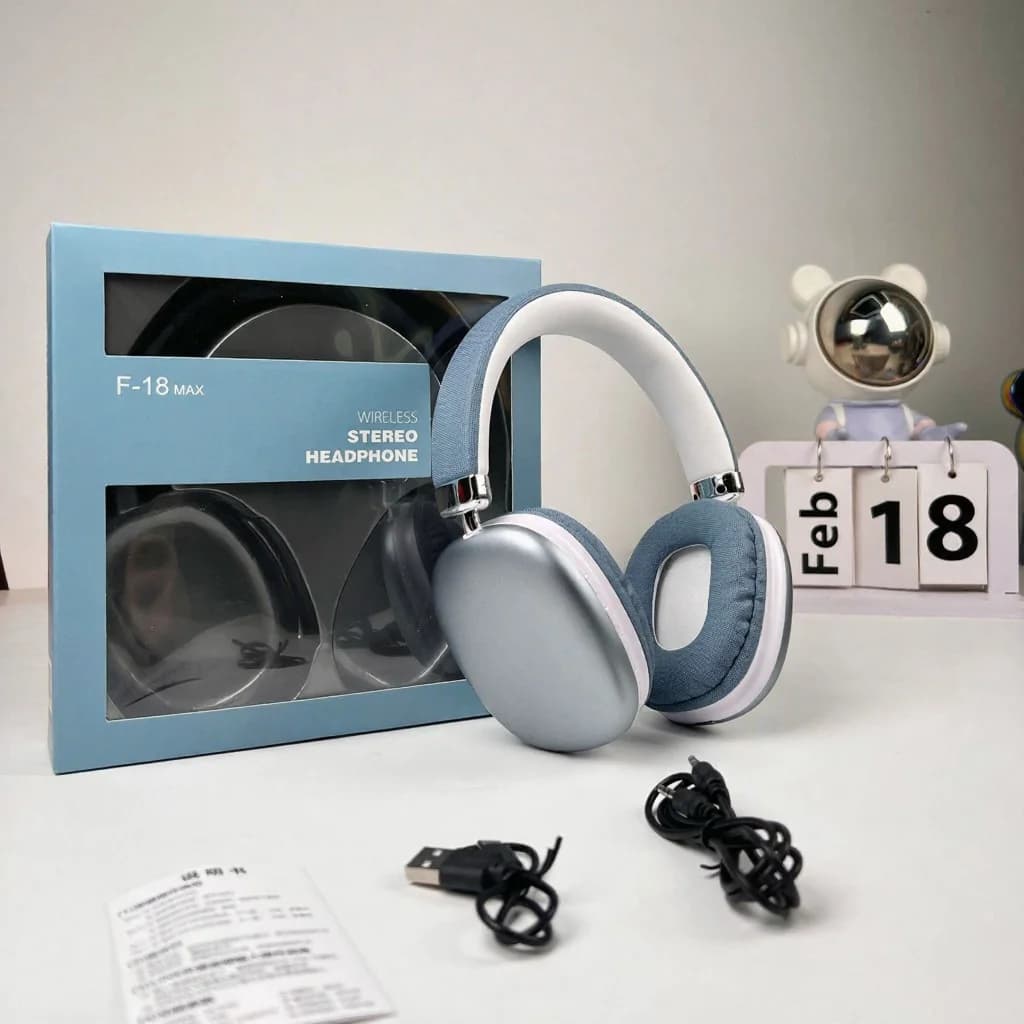 Fones de Ouvido Over-Ear Sem Fio com Bluetooth 5.4 e Longa Duração da Bateria