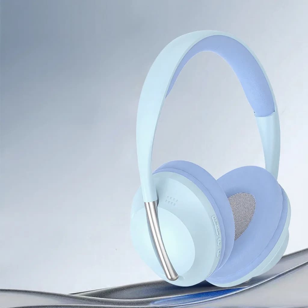 Fone de Ouvido Sem Fio Over-Ear com Rádio FM e Slot para Cartão TF