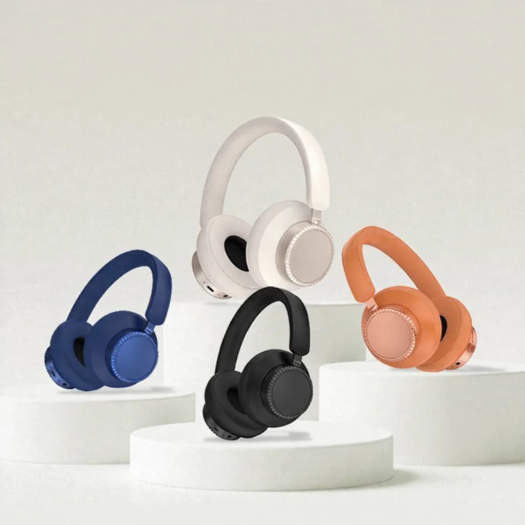 Fones de Ouvido Bluetooth Sem Fio com Cancelamento de Ruído Ativo
