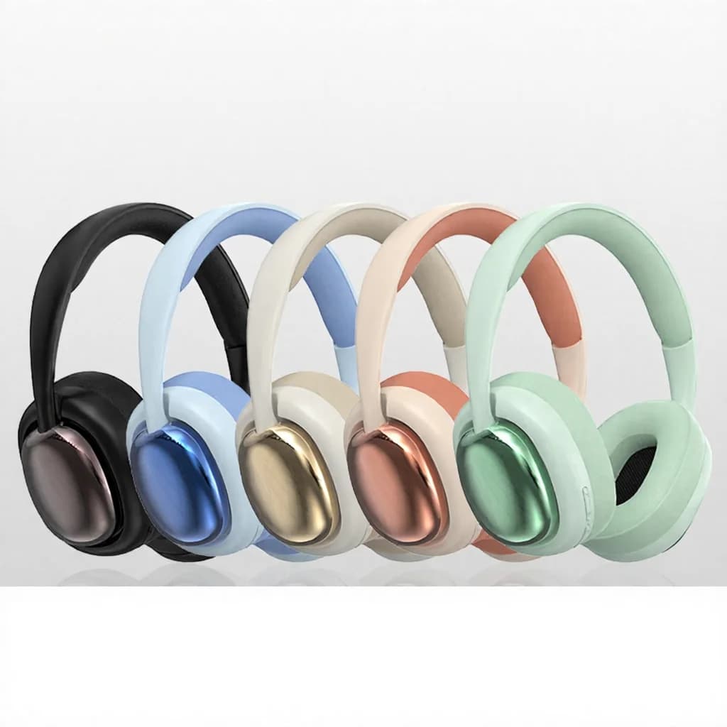 Fone de Ouvido Wireless Over-Ear com Bluetooth 5.3 e Longa Duração da Bateria
