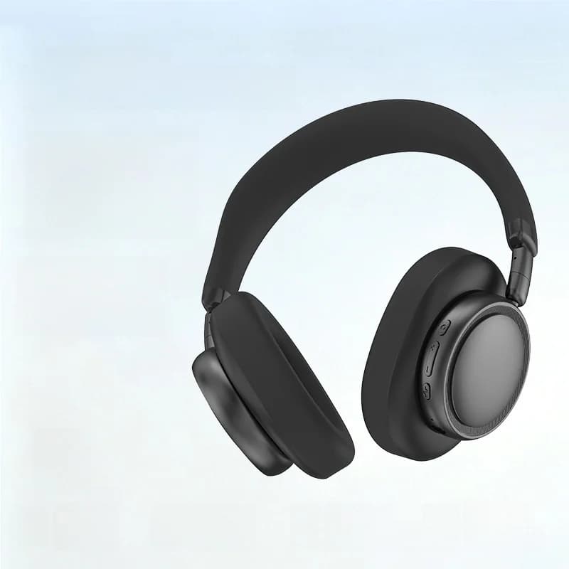 Fone de Ouvido Over-Ear Bluetooth Sem Fio com Graves Profundos e Carregamento Type-C