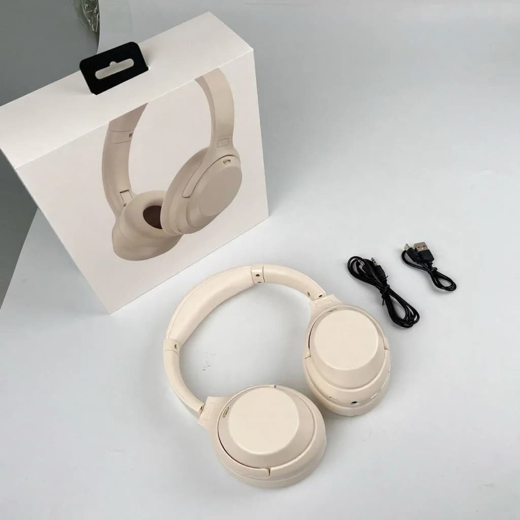 Fones de Ouvido Bluetooth Sem Fio Over-Ear com Cancelamento de Ruído Ativo
