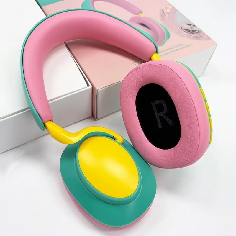 Fones de Ouvido Bluetooth Over-Ear Sem Fio com Microfone, Rádio FM e Type-C