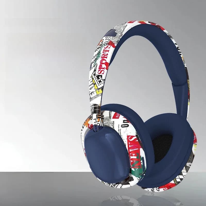 Fones de Ouvido Bluetooth Over-Ear com Graves Profundos e Conectividade Sem Fio