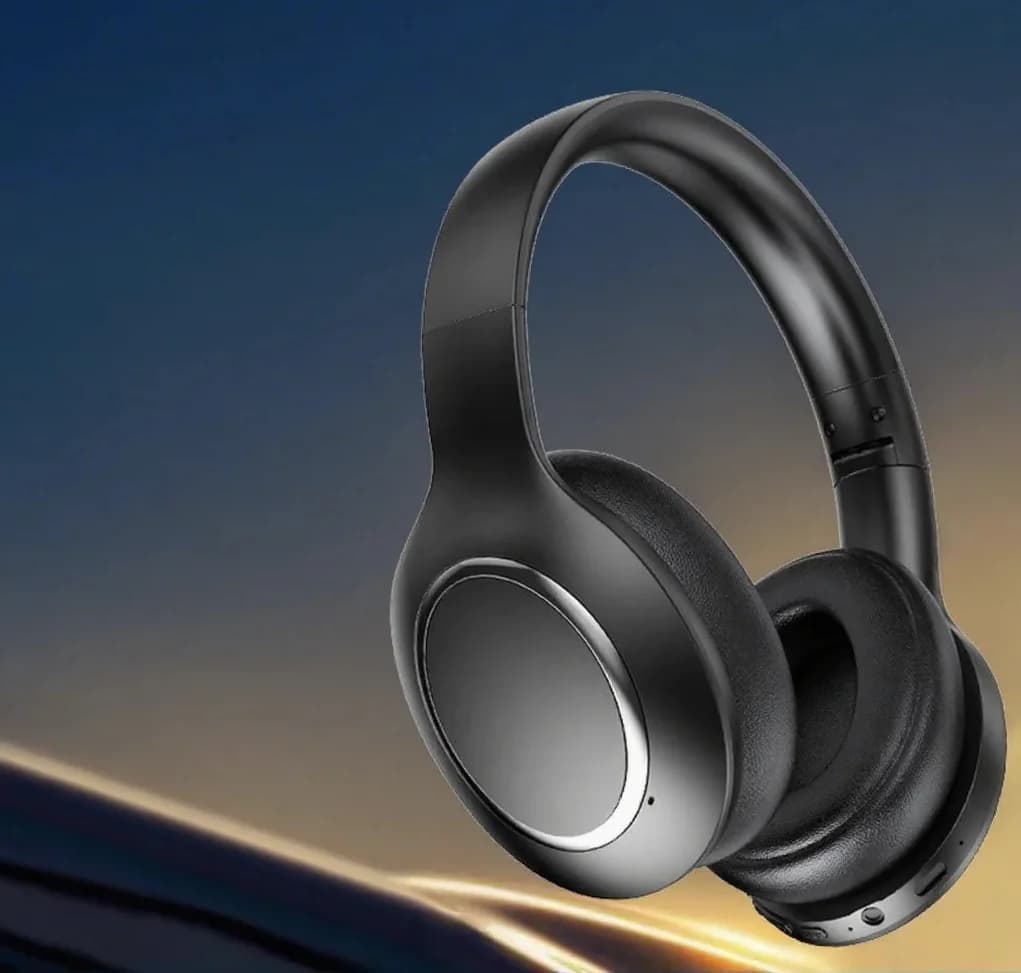 Fone de Ouvido Bluetooth Over-Ear com Cancelamento de Ruído Ativo e Longa Duração