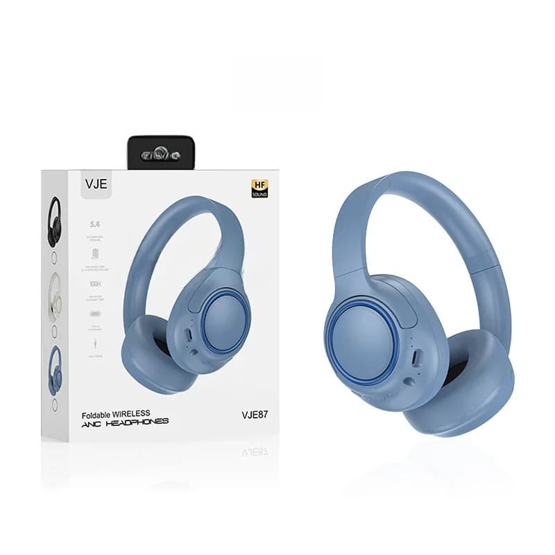 Fones de Ouvido Sem Fio Over-Ear com Cancelamento de Ruído e Longa Duração da Bateria