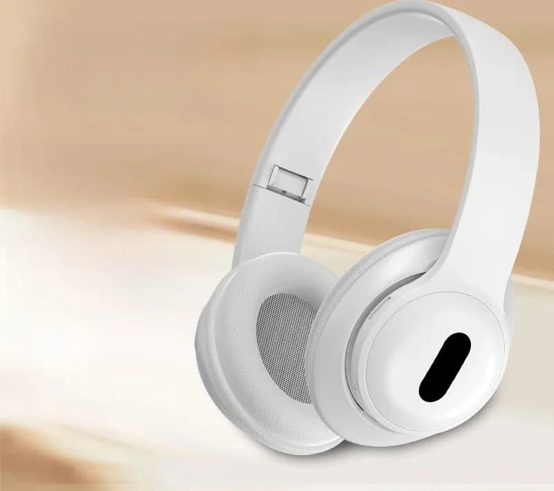 Fone de Ouvido Over-Ear Sem Fio Bluetooth com Rádio FM e Slot para Cartão TF