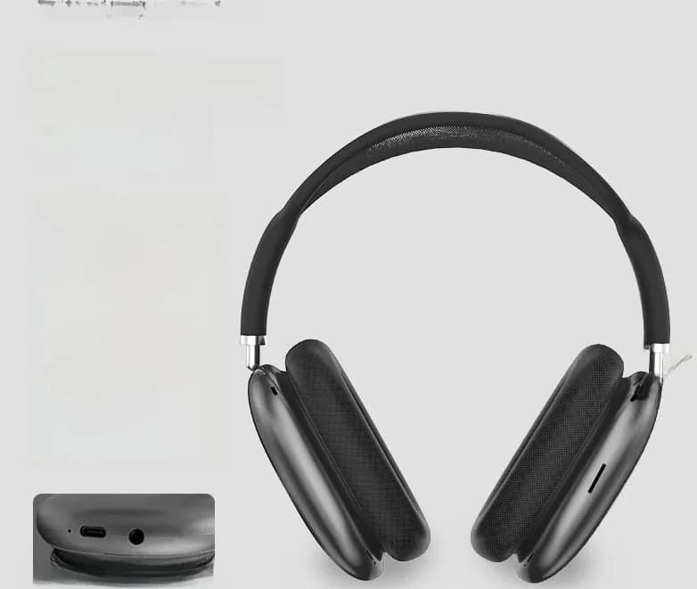 Fones de Ouvido Over-Ear Bluetooth 5.4 com Botão Rotativo e Rádio FM