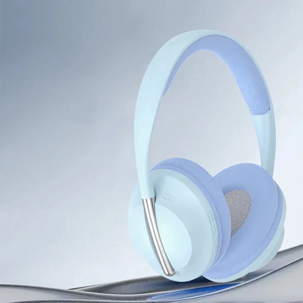 Fone de Ouvido Sem Fio Over-Ear com Rádio FM e Slot para Cartão TF