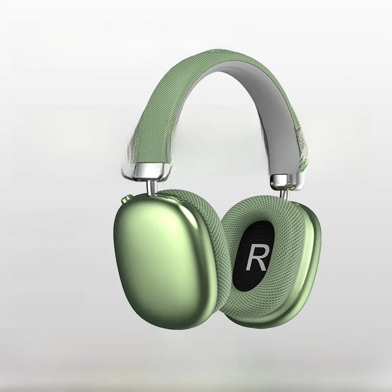 Fones de Ouvido Bluetooth Sem Fio Over-Ear com Slot para Cartão TF e Carregamento Tipo-C