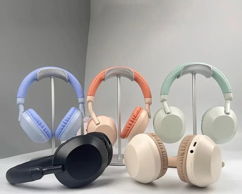 Fones de Ouvido Bluetooth Sem Fio Over-Ear com Graves Profundos e Microfone