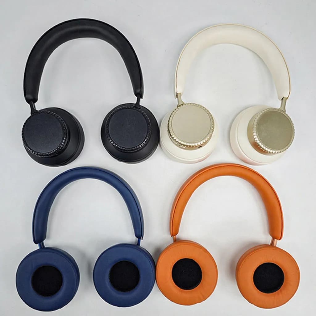 Fones de Ouvido Bluetooth com Cancelamento Ativo de Ruído Sem Fio Over-Ear com Estojo