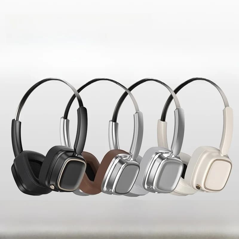 Fone de Ouvido Bluetooth Retro Over-Ear 5.4 Estéreo