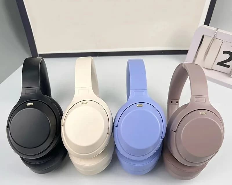 Fones de Ouvido Bluetooth Sem Fio Circum-auriculares com Cancelamento Ativo de Ruído