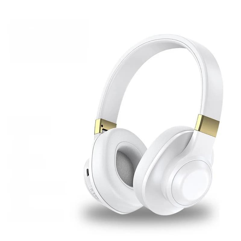 Fone de Ouvido Bluetooth Over-Ear Sem Fio com Graves Profundos e Longa Duração de Bateria