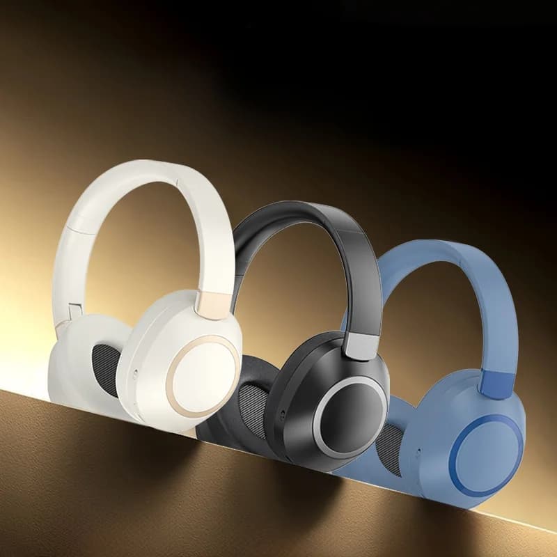 Fone de Ouvido Bluetooth Sem Fio com Cancelamento de Ruído Ativo