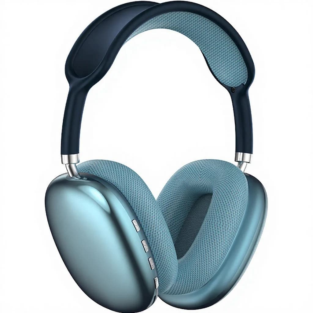 Fone de Ouvido Sem Fio Over-Ear com Rádio FM e Slot para Cartão TF