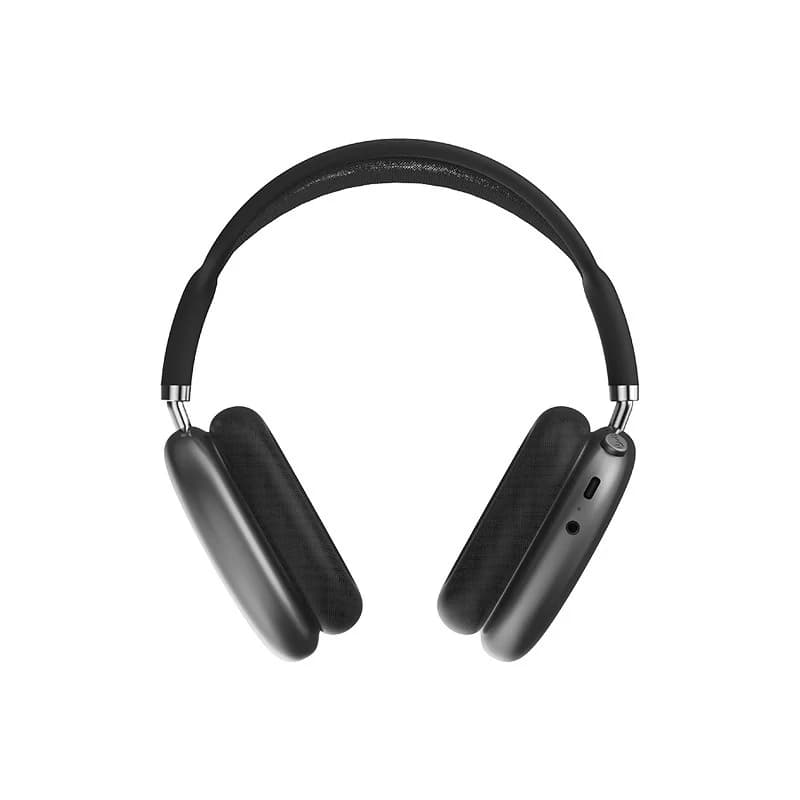 Fone de Ouvido Bluetooth Sem Fio com Rádio FM e Slot para Cartão TF