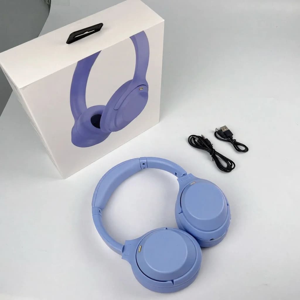 Fones de Ouvido Bluetooth Sem Fio Over-Ear com Cancelamento de Ruído Ativo
