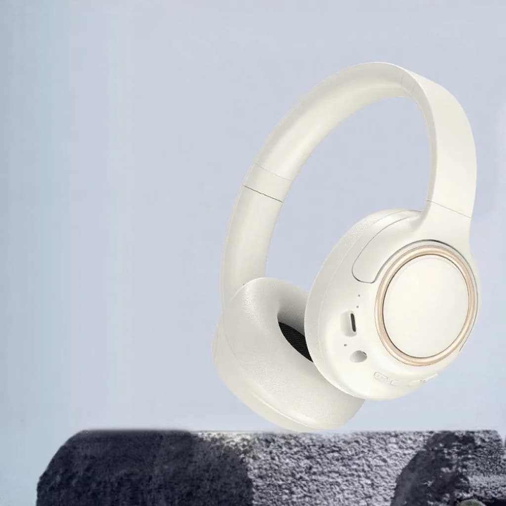 Fones de Ouvido Sem Fio Over-Ear com Cancelamento de Ruído e Longa Duração da Bateria