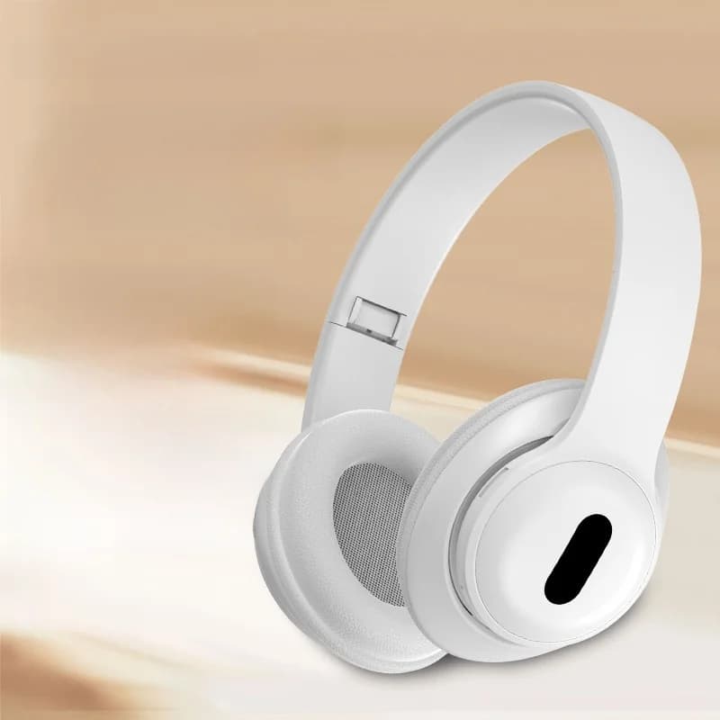 Fone de Ouvido Over-Ear Sem Fio Bluetooth com Rádio FM e Slot para Cartão TF