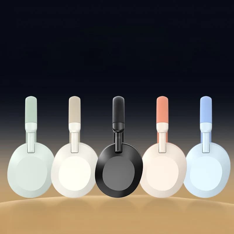 Fones de Ouvido Over-Ear Sem Fio com Rádio FM e Bluetooth 5.4