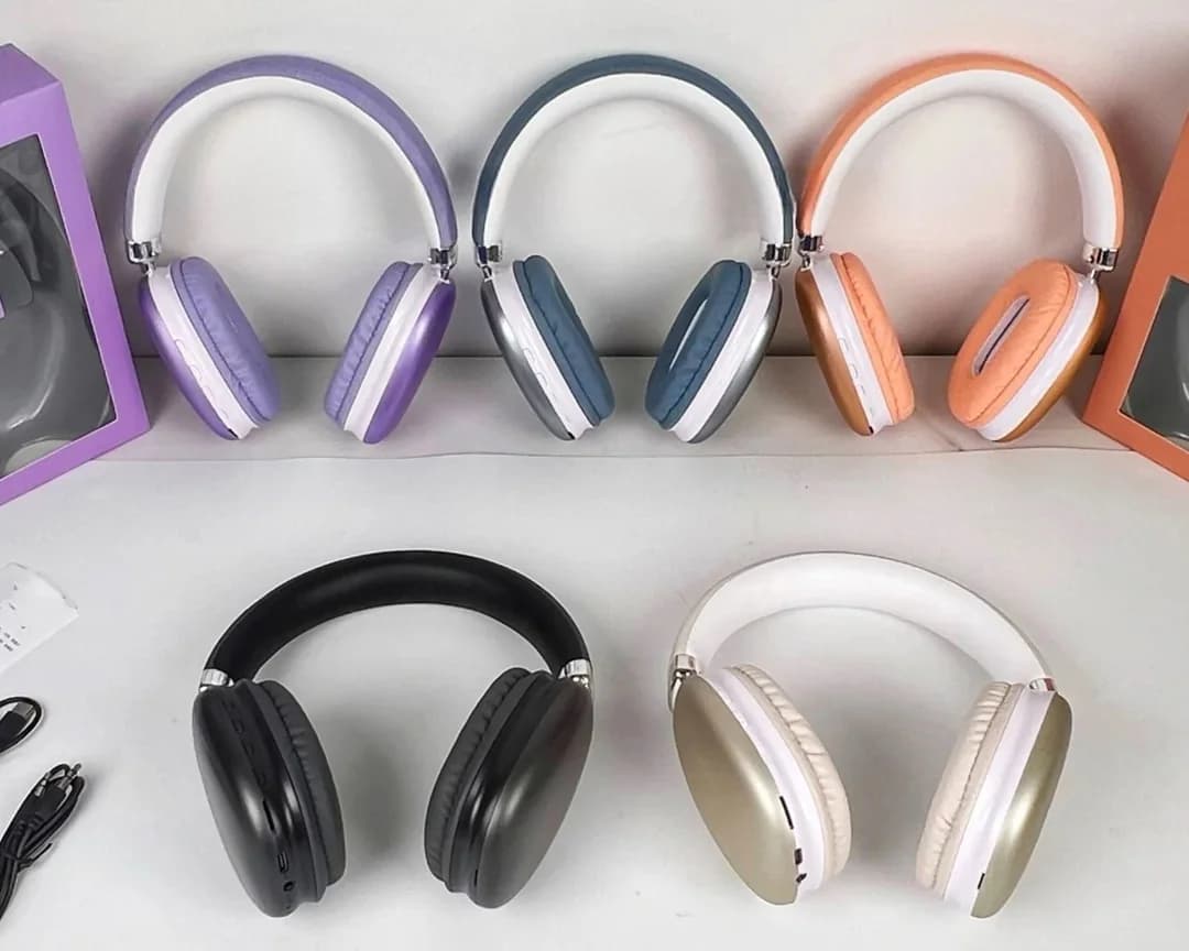 Fones de Ouvido Sem Fio Over-Ear com Bluetooth 5.4 e Longa Duração de Bateria
