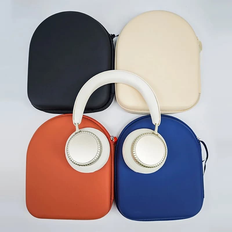 Fones de Ouvido Bluetooth com Cancelamento Ativo de Ruído, Over-Ear Sem Fio com Estojo