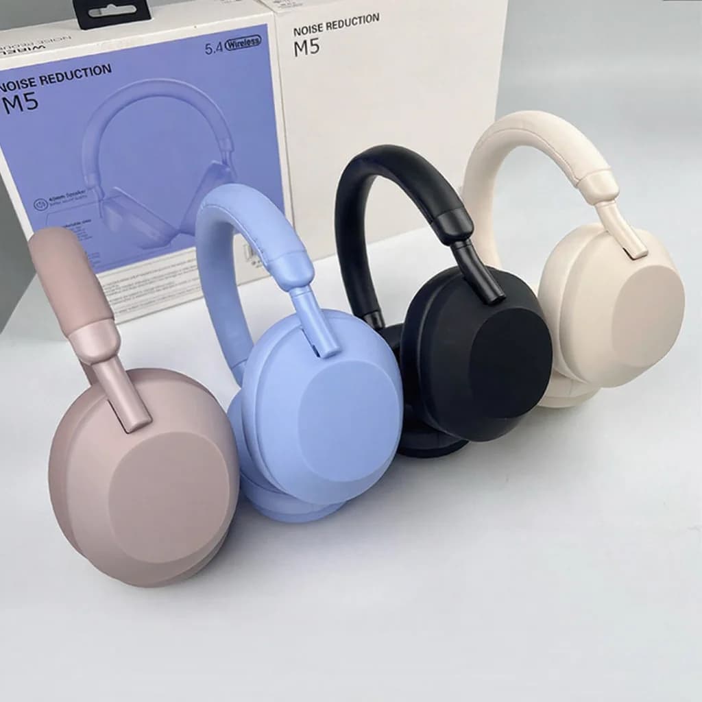 Fone de Ouvido Bluetooth Sem Fio Over-Ear com Cancelamento Ativo de Ruído e Estéreo
