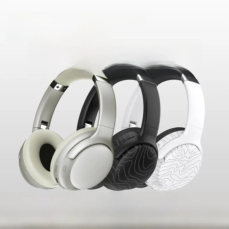 Fones de Ouvido Bluetooth Sem Fio Over-Ear com Rádio FM e Redução de Ruído