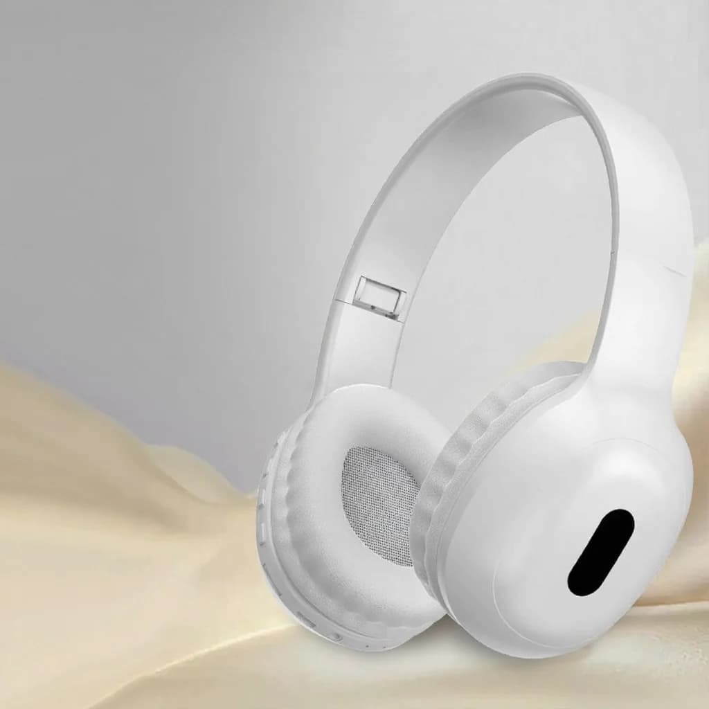 Fone de Ouvido Bluetooth Over-Ear com Slot para Cartão TF e Entrada AUX