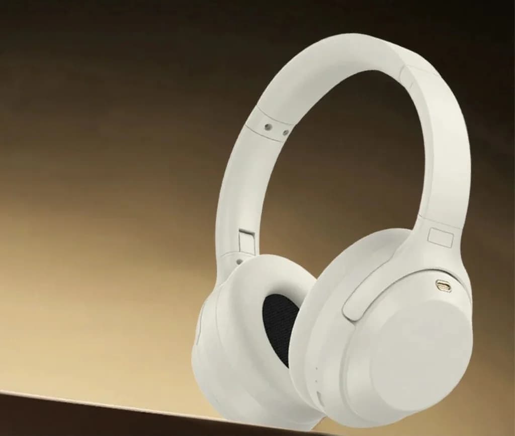 Fone de Ouvido Wireless Over-Ear com Cancelamento de Ruído Ativo e Type-C
