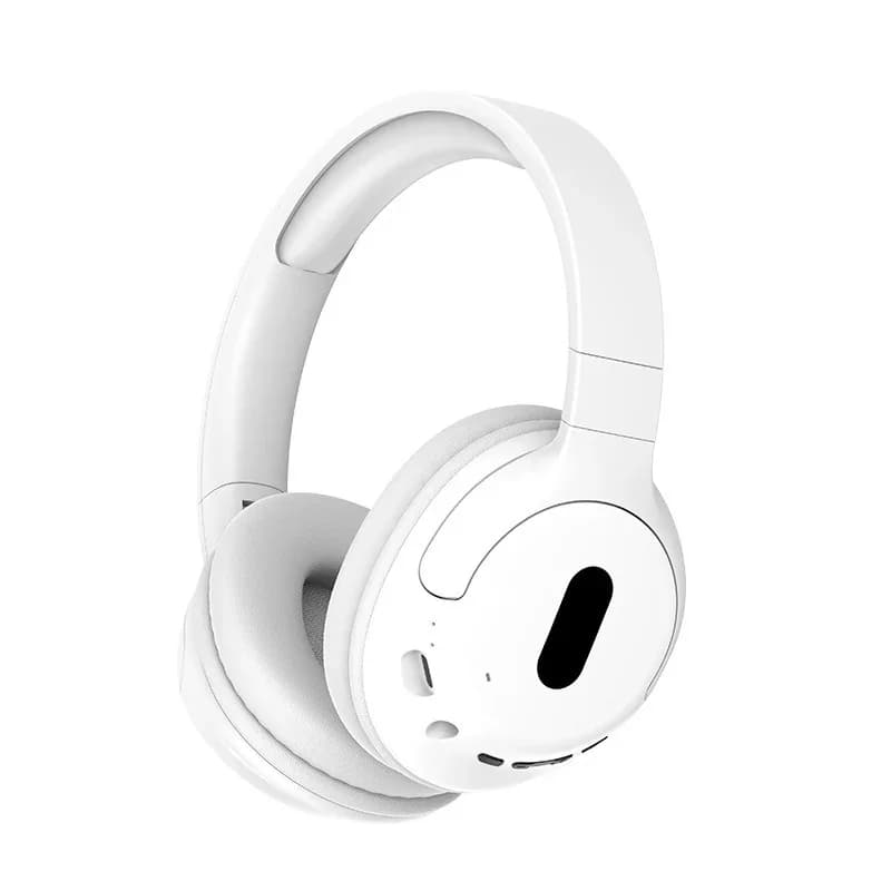 Fone de Ouvido Bluetooth Over-Ear sem Fio com Microfone, Design Leve