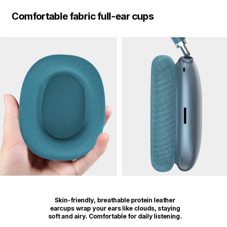Fones de Ouvido Over-Ear Bluetooth 5.4 com Botão Rotativo e Rádio FM