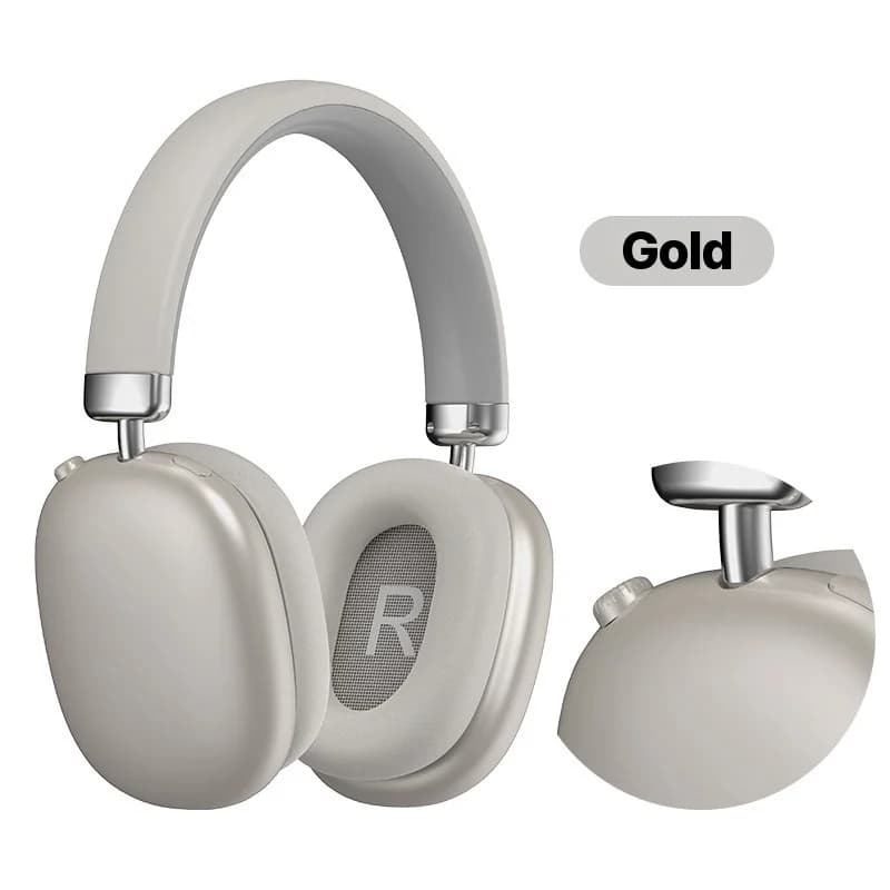 Fone de Ouvido Wireless Over-Ear Bluetooth 5.4 Bateria Longa Dobrável