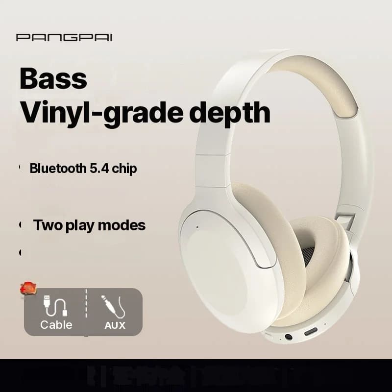 Fones de Ouvido Bluetooth Over-Ear sem Fio com Baixa Latência e Longa Bateria