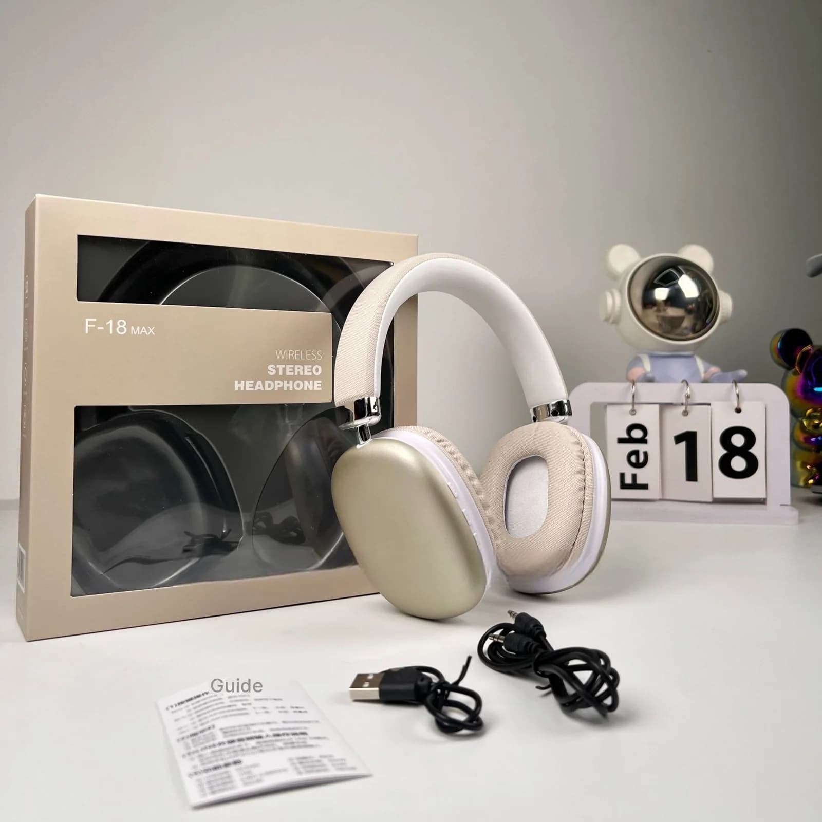 Fones de Ouvido Sem Fio Over-Ear com Bluetooth 5.4 e Longa Duração de Bateria