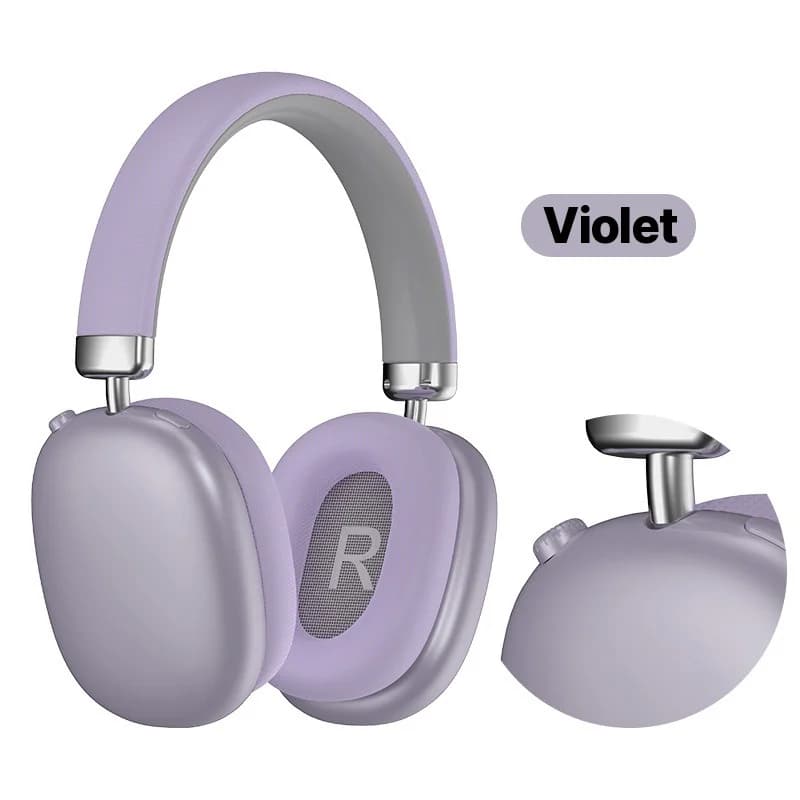 Fone de Ouvido Wireless Over-Ear Bluetooth 5.4 Bateria Longa Dobrável