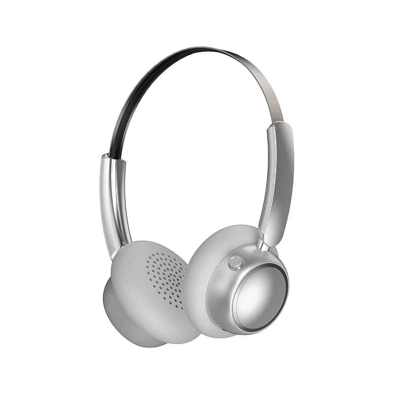 Fone de Ouvido Sem Fio Retro Over-Ear com Rádio FM e Bluetooth 5.4