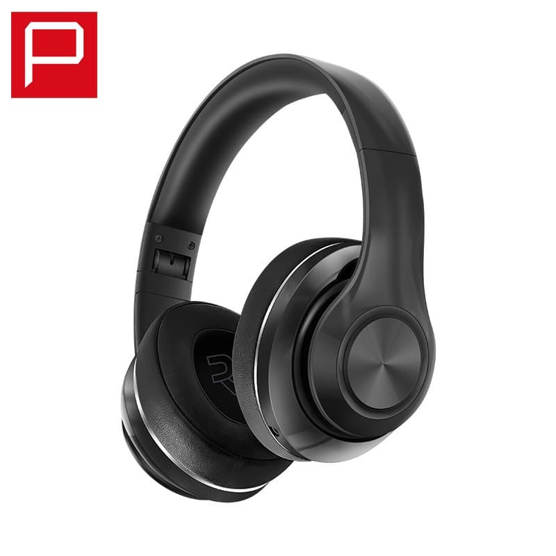 Fone de Ouvido Over-Ear Sem Fio com Rádio FM e Slot para Cartão TF
